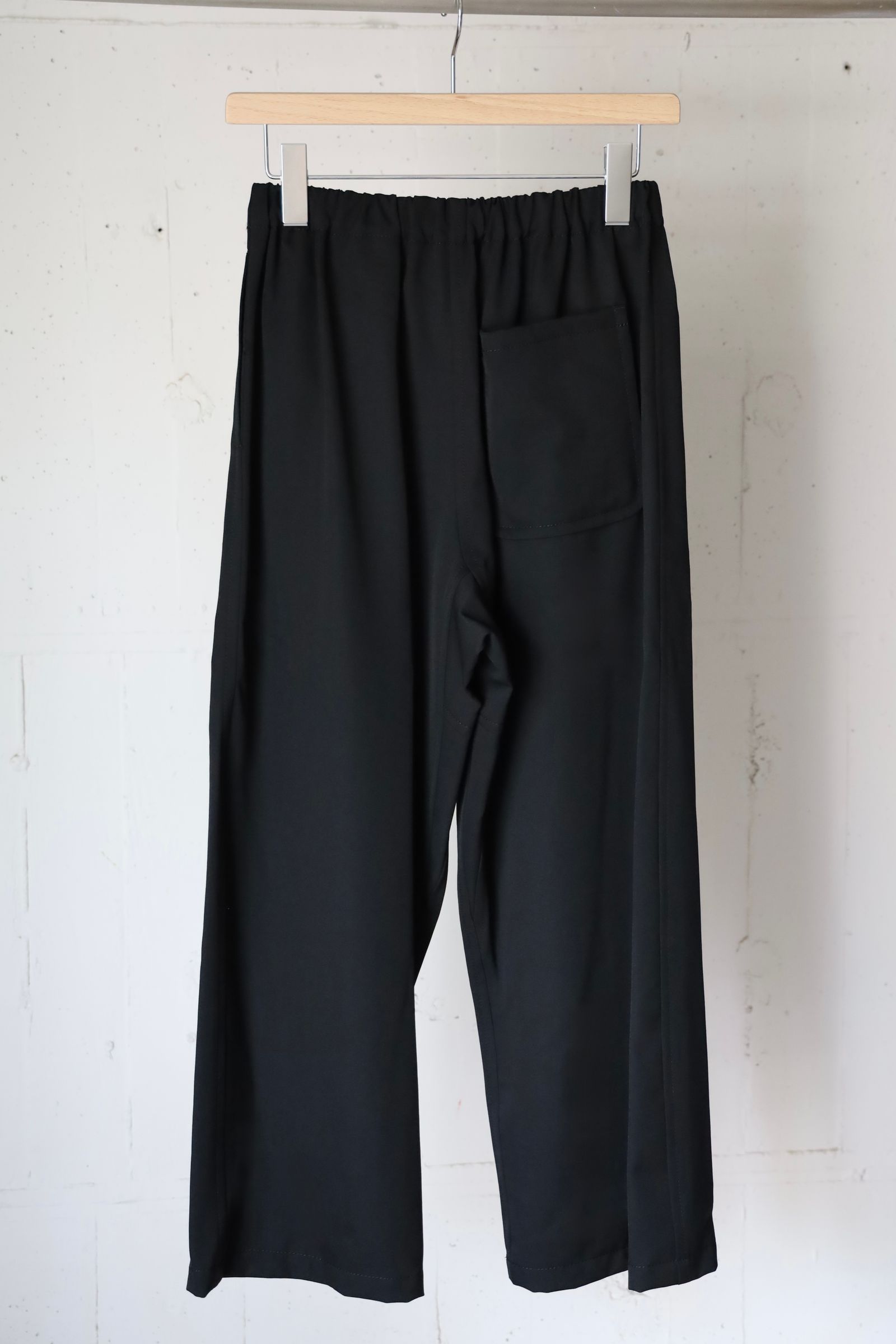 tao 26FW ウールギャバ後染パンツ(TC-P104-051)BLACK☆9月18日(金)発売！