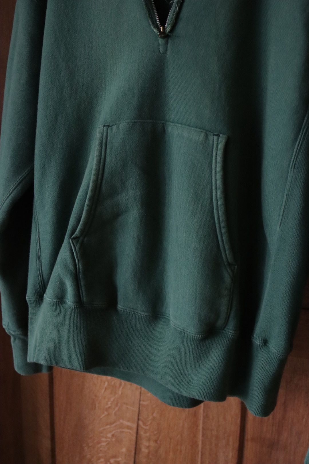 アプレッセ24SS Vintage Half Zip Sweat Hoodie(24SAP-05-02K)GREEN☆1月20日(土)発売！