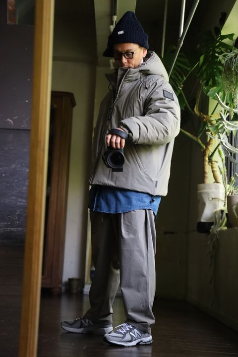 S.F.C HOODIE PUFF JACKETスタイル