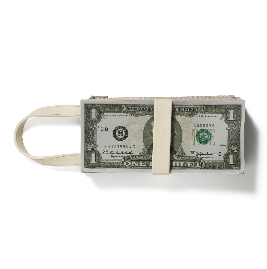 doublet 25AW CASH STACK CLUTCH BAG(25AW77BG63)GRAY