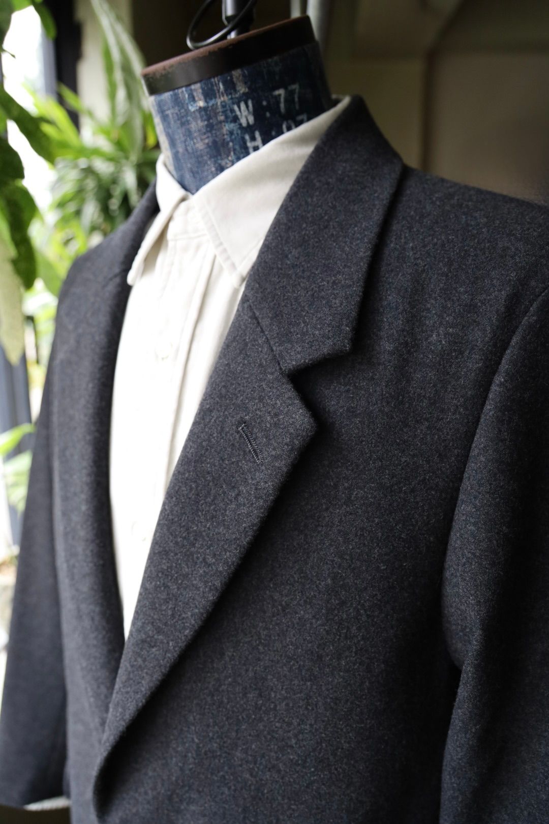 アプレッセ 2025 STYLE2 Wool Flannel Jacket(25AAP-01-34)CHARCOAL☆9月27日(土)発売！
