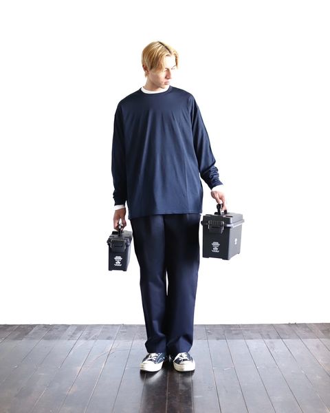 FreshService 24SS WASHABLE WOOL L/S TEE スタイル