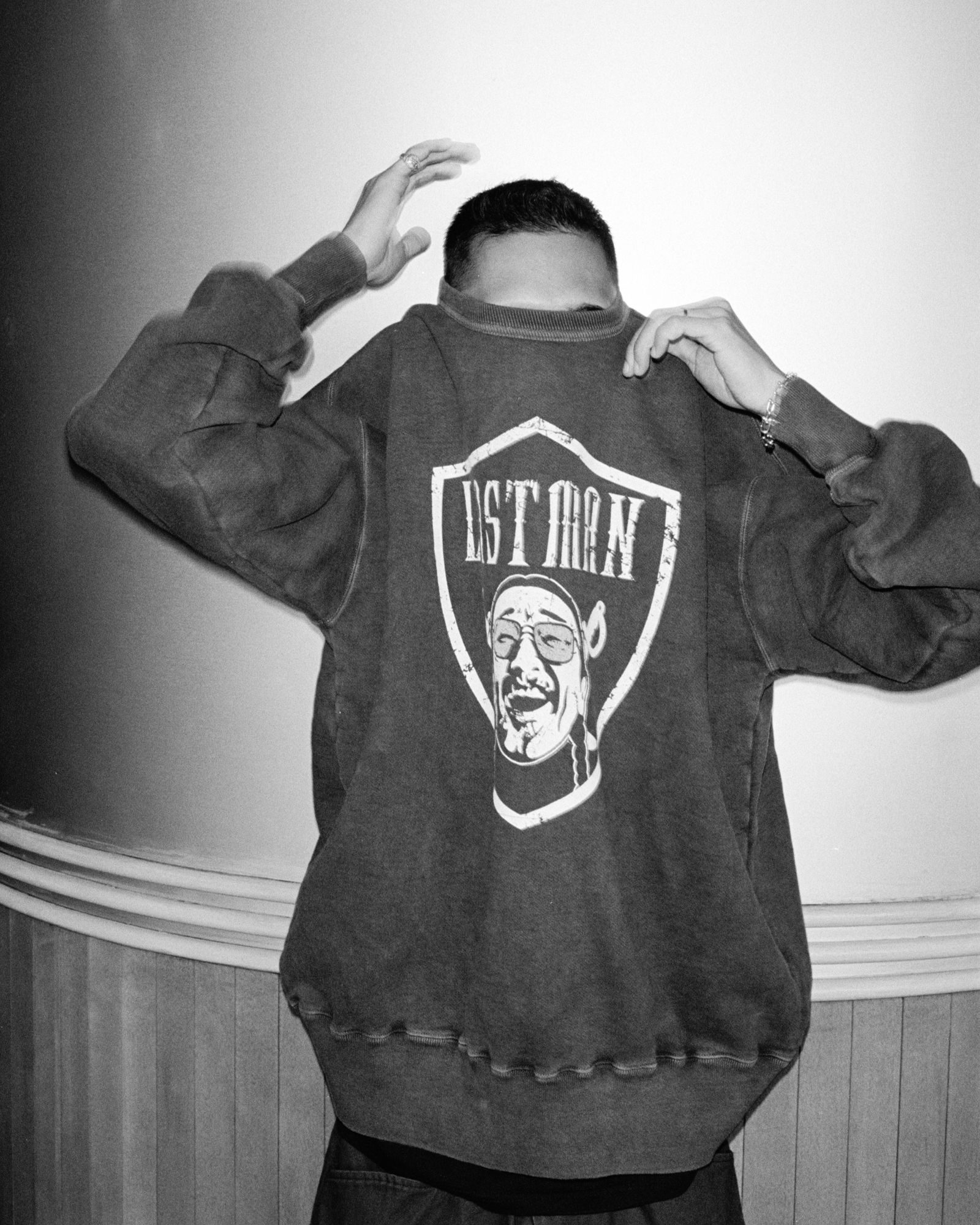 LASTMAN - LASTMAN 25SS ラストマン大久保篤志 PRINTED CREW LASTMAN - LASTMAN 25SS ラストマン大久保篤志 PRINTED CREW