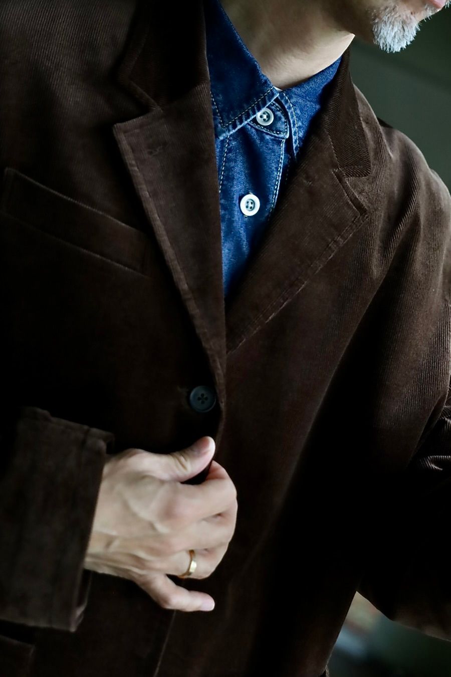 FreshService 26AW AIR CORDUROY JACKET"BROWN"スタイル