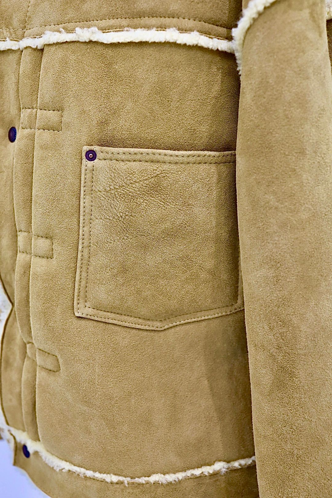 セントマイケル25AWベルベルジンコラボ BB_MOUTON JACKET (SM-HR1-0000-C59)BEIGE☆12月13日(土)新作発売！