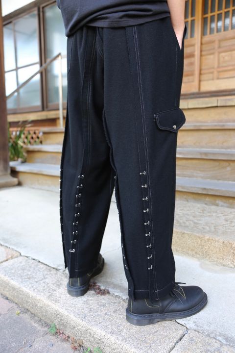 Yohji Yamamoto 21AW Y-ホック付きPフラノ PANTS(HX-P32-118) style. 2021.07.13.