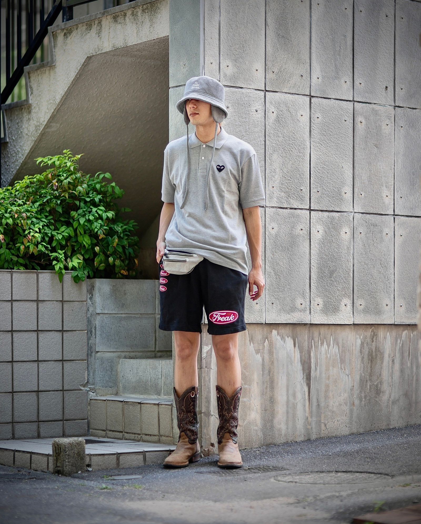 PLAY COMME des GARCONS ポロシャツ スタイル 2024.6.17