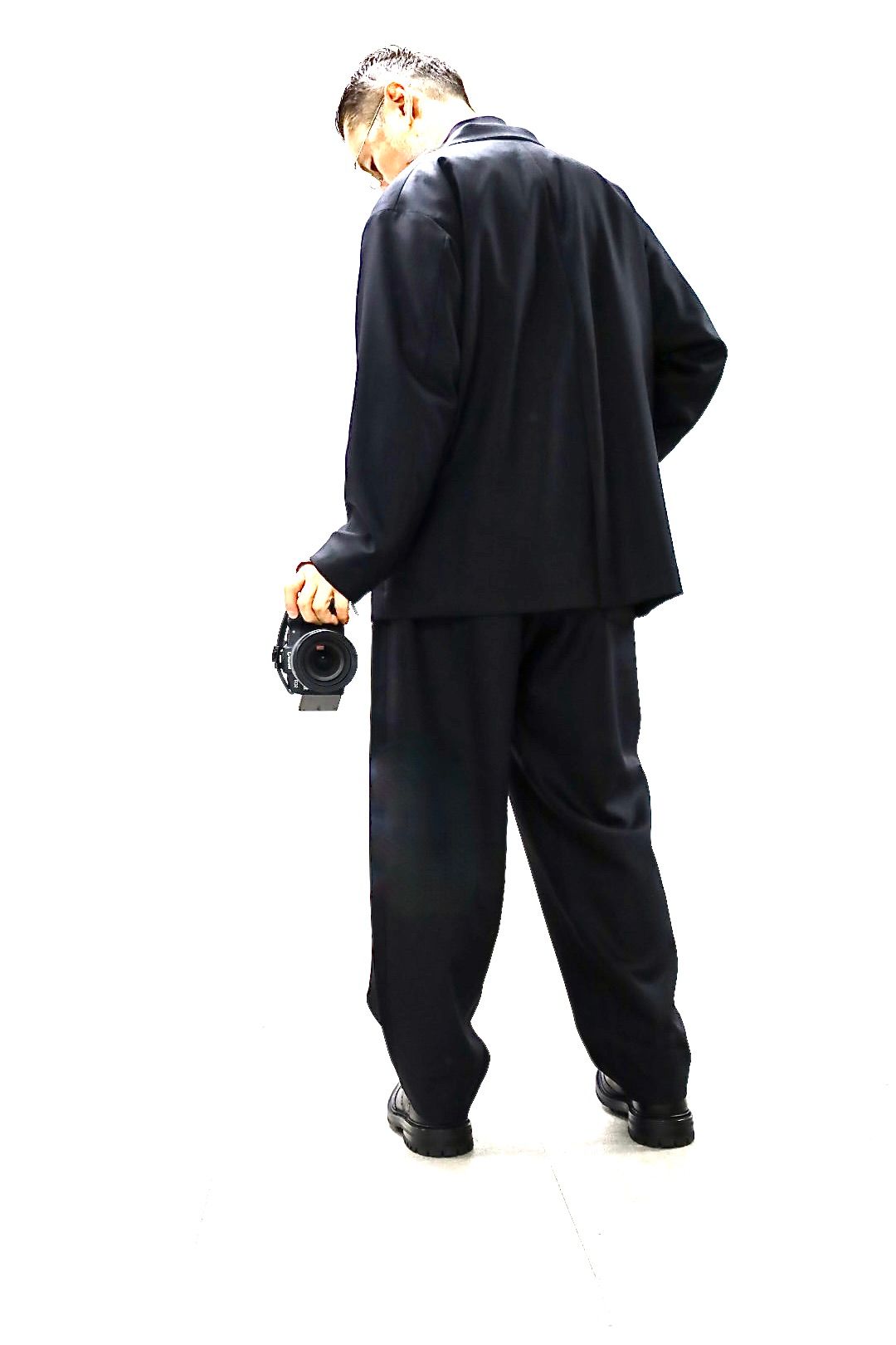 COMME des GARCONS HOMME ウールギャバ3Bジャケットスタイル