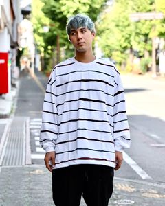 S.F.C 2026FW エスエフシー SUPER BIG STRIPE LS TEE (W/DRAWSTRINGS) (SFCFW26CS07)White☆10月17日(土)発売！