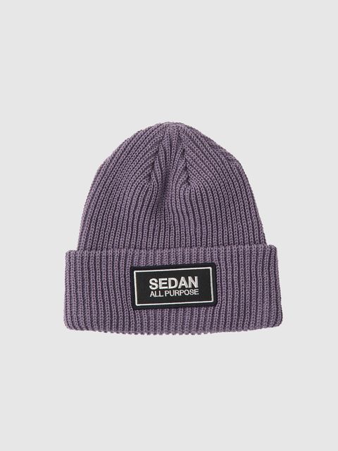 セダンオールパーパス FW24 Maison Logo Beanie(SD24F-CP04) Pigment Plum