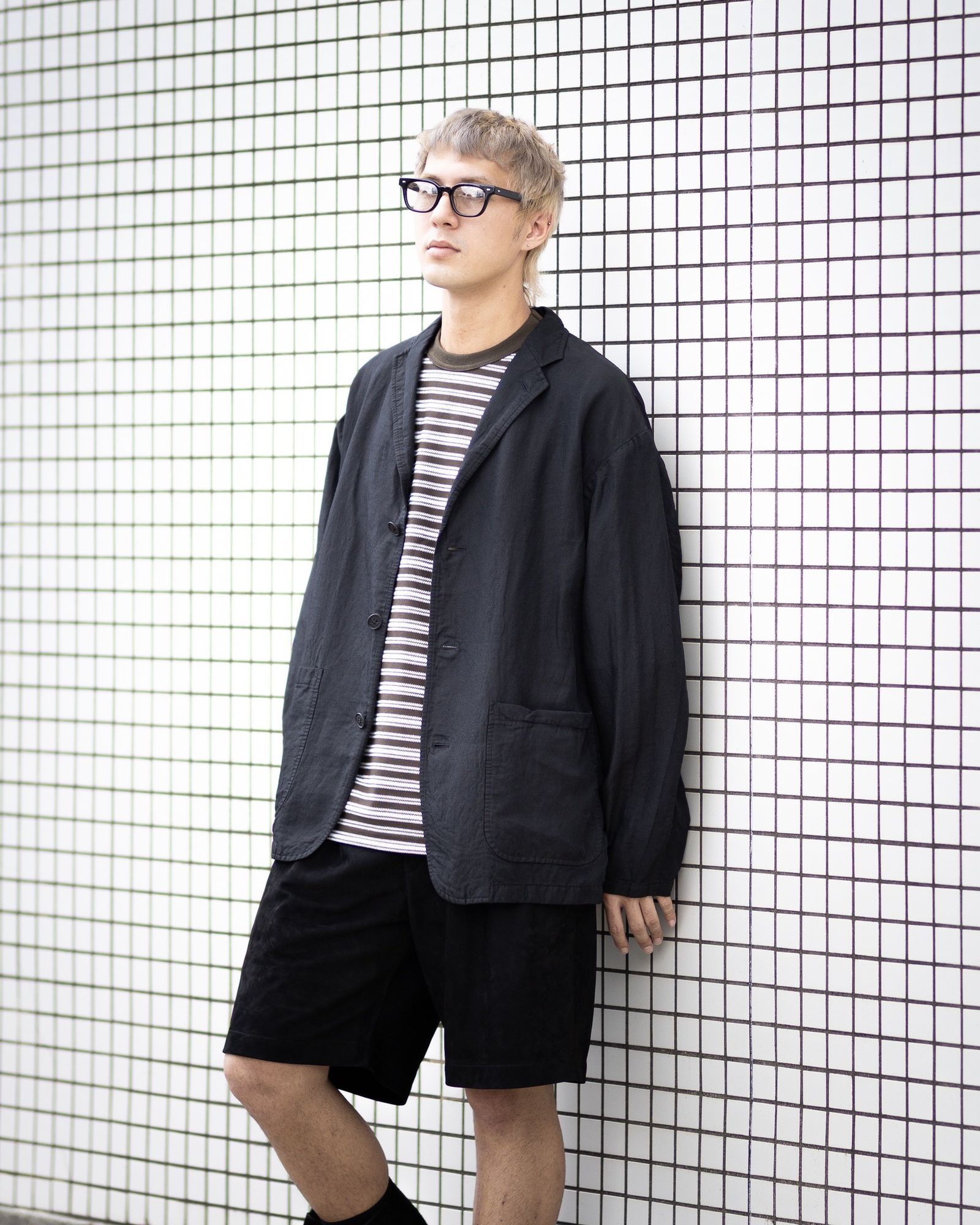 COMME des GARCONS リネンギャバ製品染3Bジャケット PICK UP STYLE