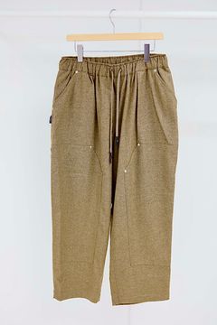 S.F.C 25FW エスエフシー CASHMERE WOOL DOUBLE KNEE PANTS(SFCFW25P08)Beige M★11月22日(土)発売！