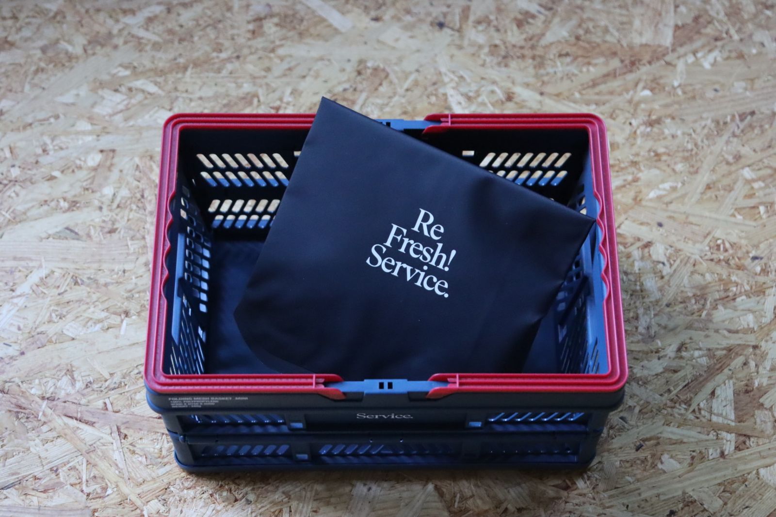 フレッシュサービスReFresh!Service. “SAUNA FOLDING MESH BASKET”(NAVY)
