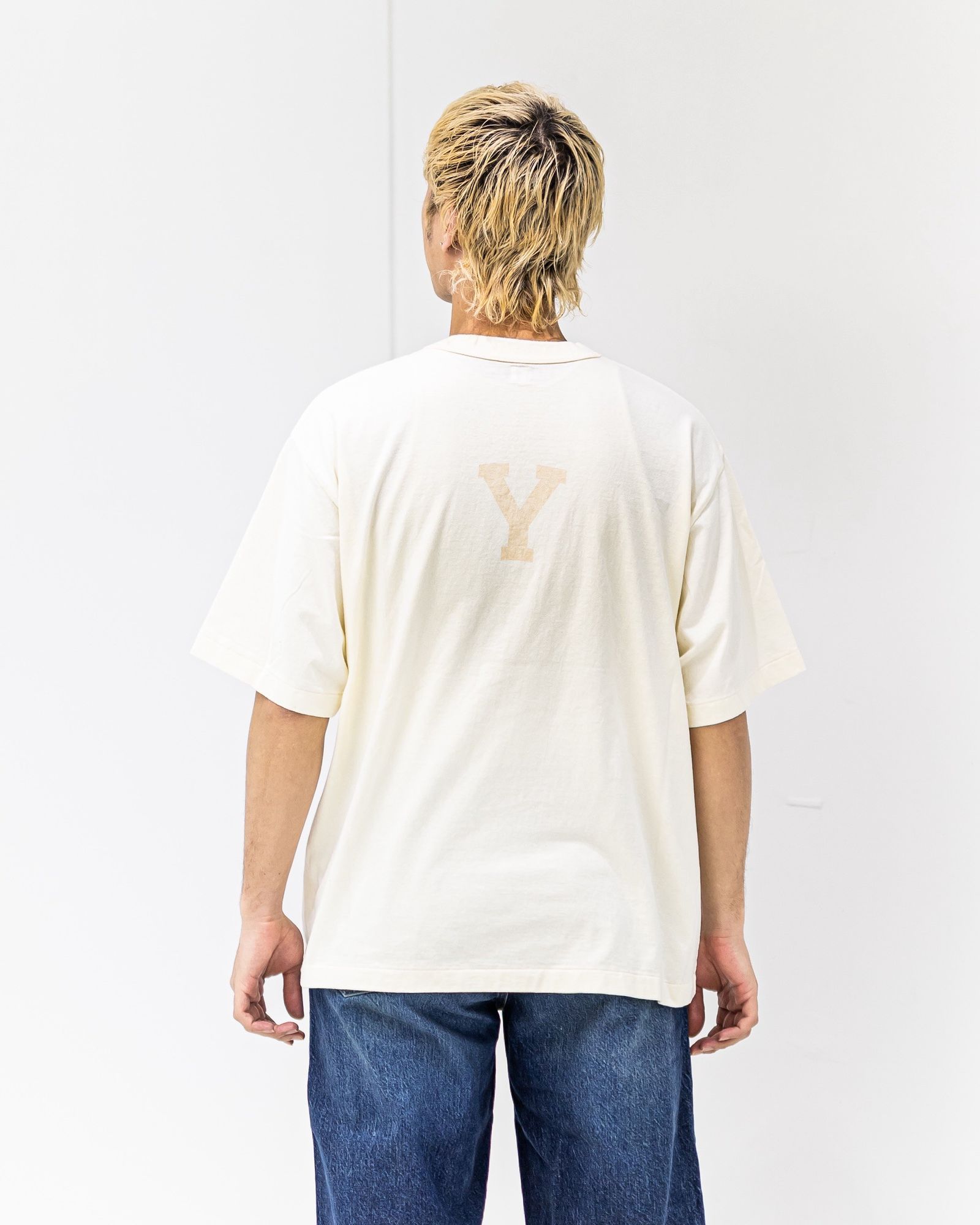 blurhms ROOTSTOCK ALE-Y 88/12 Print Tee WIDE (IVORY) 新作発売！