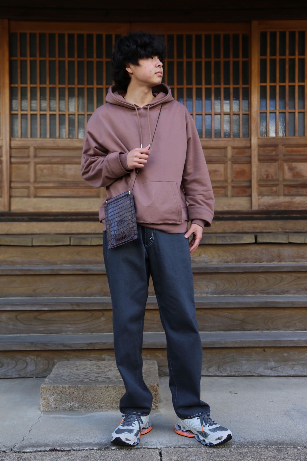 Graphpaper Denime Five Pocket Pants style. 2021.04.28.