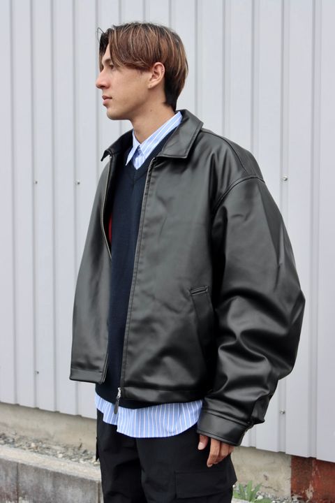 SEDAN ALL-PURPOSE セダンオールパーパス 23AW Synthetic Leather Sports Jacketスタイル