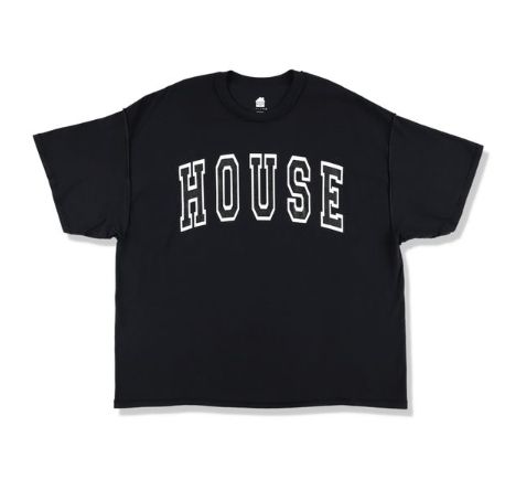 イズネスミュージック HOUSE T-SHIRT(IMP5_26_HOUSE5ST01)BLACK