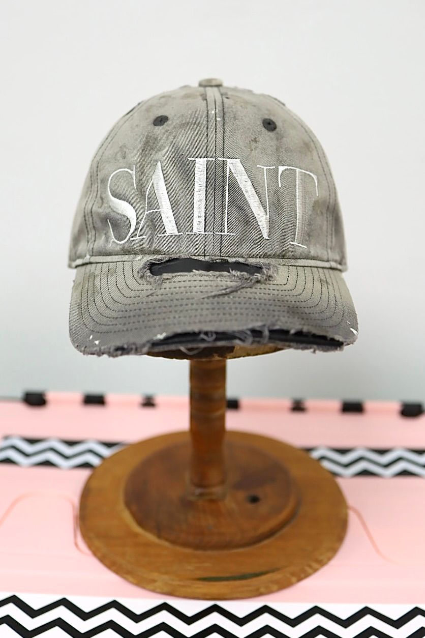セントマイケル 26SS SAINT_CAP(SM-MK8-0000-082)CHARCOAL☆4月29日(水)新作発売！