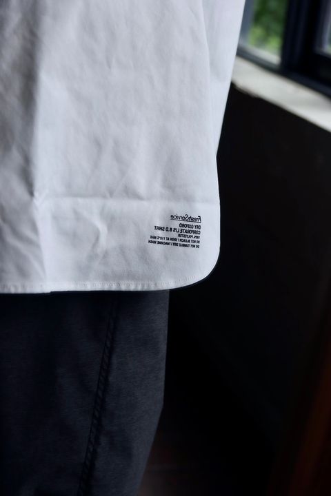 FreshService DRY OXFORD CORPORATE L/S B.D. SHIRT"WHITE"スタイル