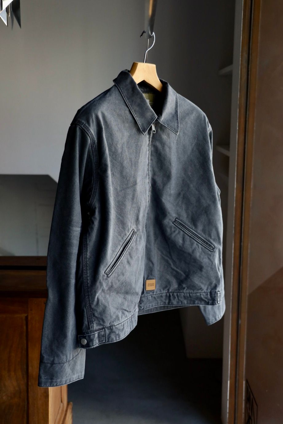 セダンオールパーパス FW25 Vintage Washed Cotton Duck Jacket(SD25F-JK02)Charcoal☆9月6日(土)発売！