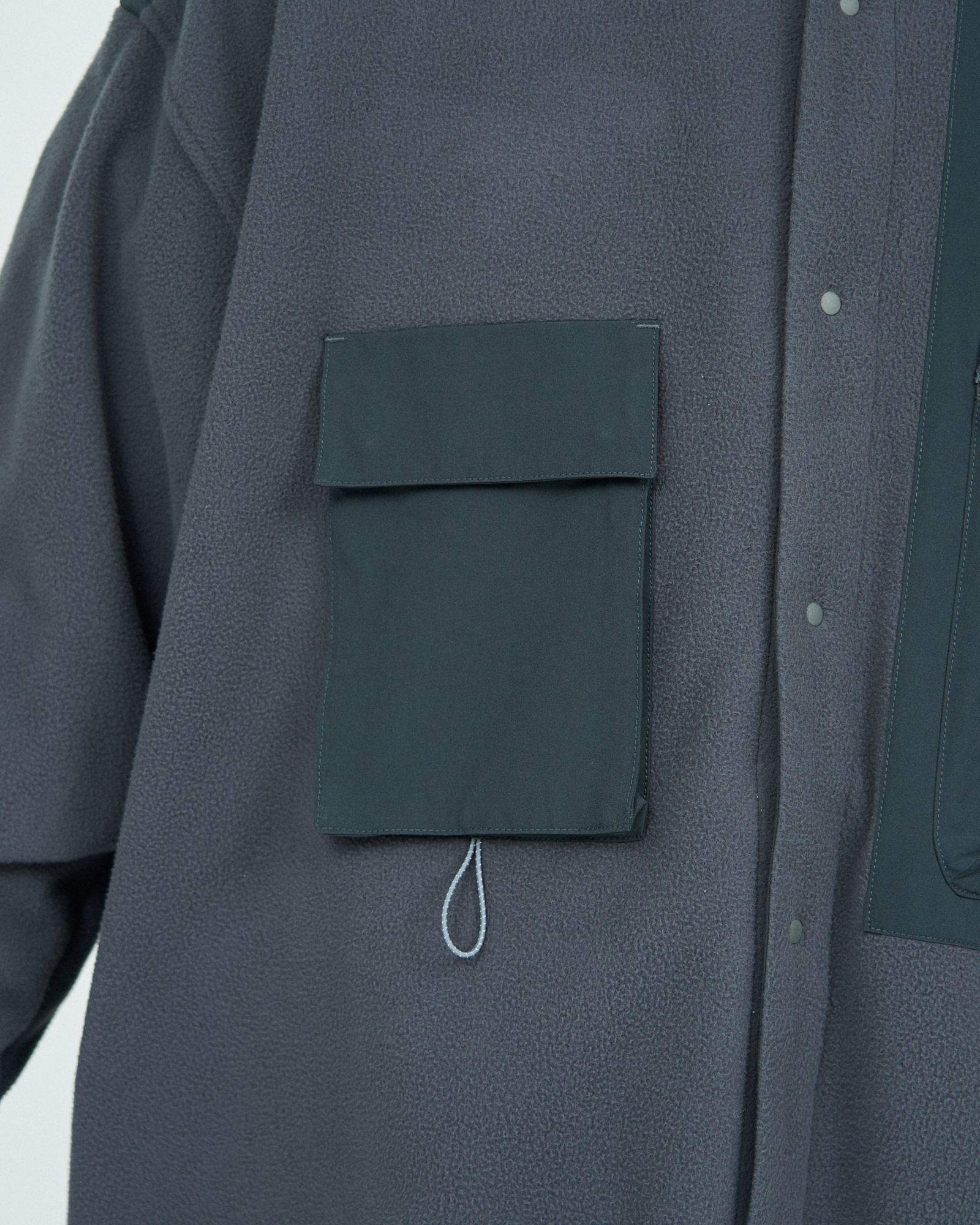 フレッシュサービス SYNTHETIC FLEECE SHIRT(FSC243-30094)GRAY