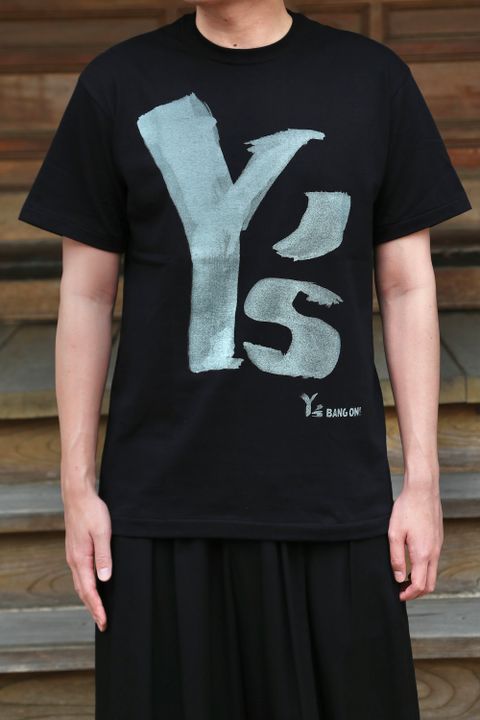 Y's BANG ON! Y'sロゴプリントTシャツ(YA-T32-052-3-02) style.2021.6.5