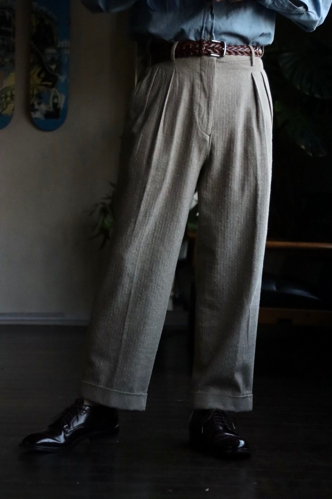 A.PRESSE - アプレッセ23SSパンツ Herringbone Trousers (23SAP ...