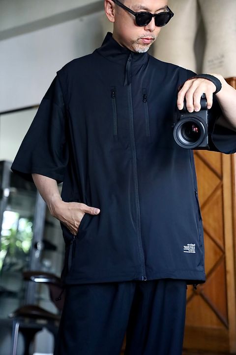 FreshService フレッシュサービス 26SS 空調服®︎ × FreshService "AIR COOLING VEST_Ver.2.0"BLACKスタイル