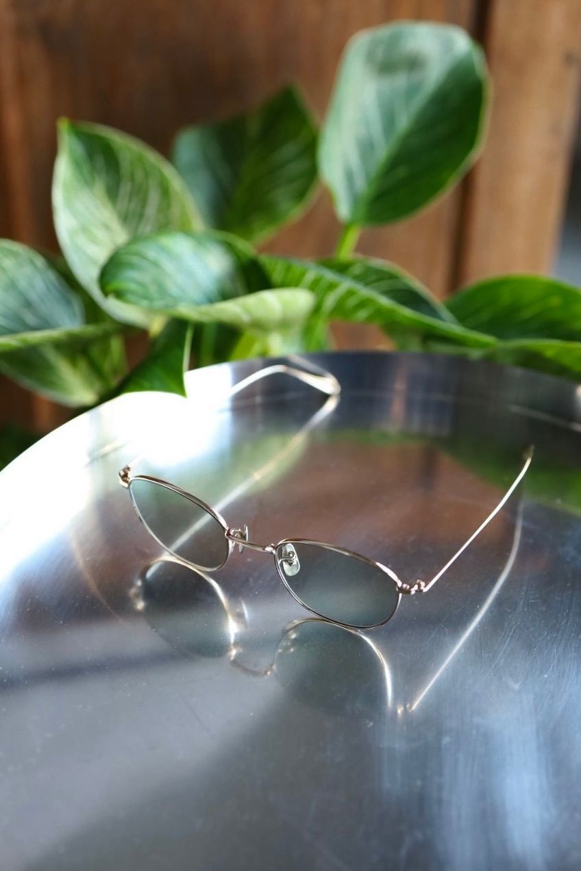 ノチノオプティカル KOUGETSU NOCHINO-N13 #4 CHAMPAGNE GOLD × GREY GREEN to GREY (調光モデル)☆11月22日(土)発売！