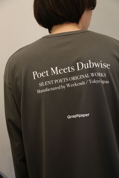 Graphpaper「Poet Meets Dubwise for GP Jersey L/S Tee ”SUN” 」本日11月7日(土)発売