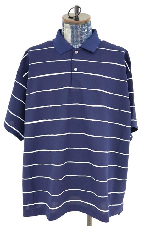 S.F.C 26SS エスエフシー SIDE STRIPE BIG POLO(SFCSS26CS17)Navy☆3月20日(金)発売！
