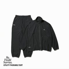 ReFresh!Service. “UTILITY PACKABLE SUIT”(BLACK)☆9月27日(土)発売！