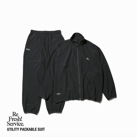 ReFresh!Service. “UTILITY PACKABLE SUIT”(BLACK)☆9月27日(土)発売！