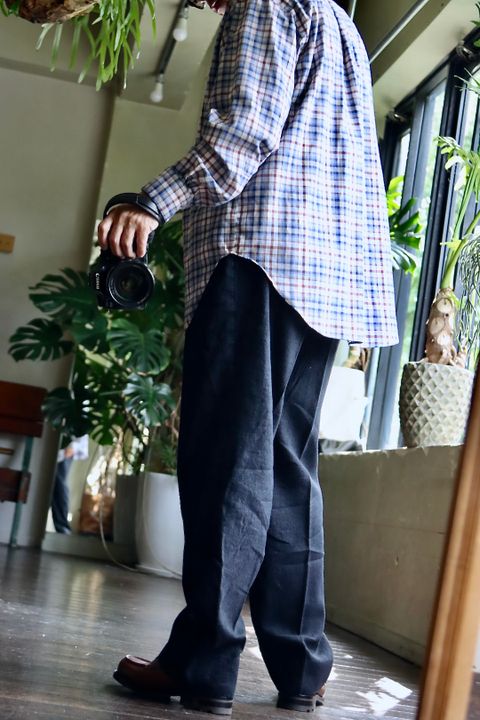 A.PRESSE 22FW Flannel Shirtスタイル.2022.8.29.