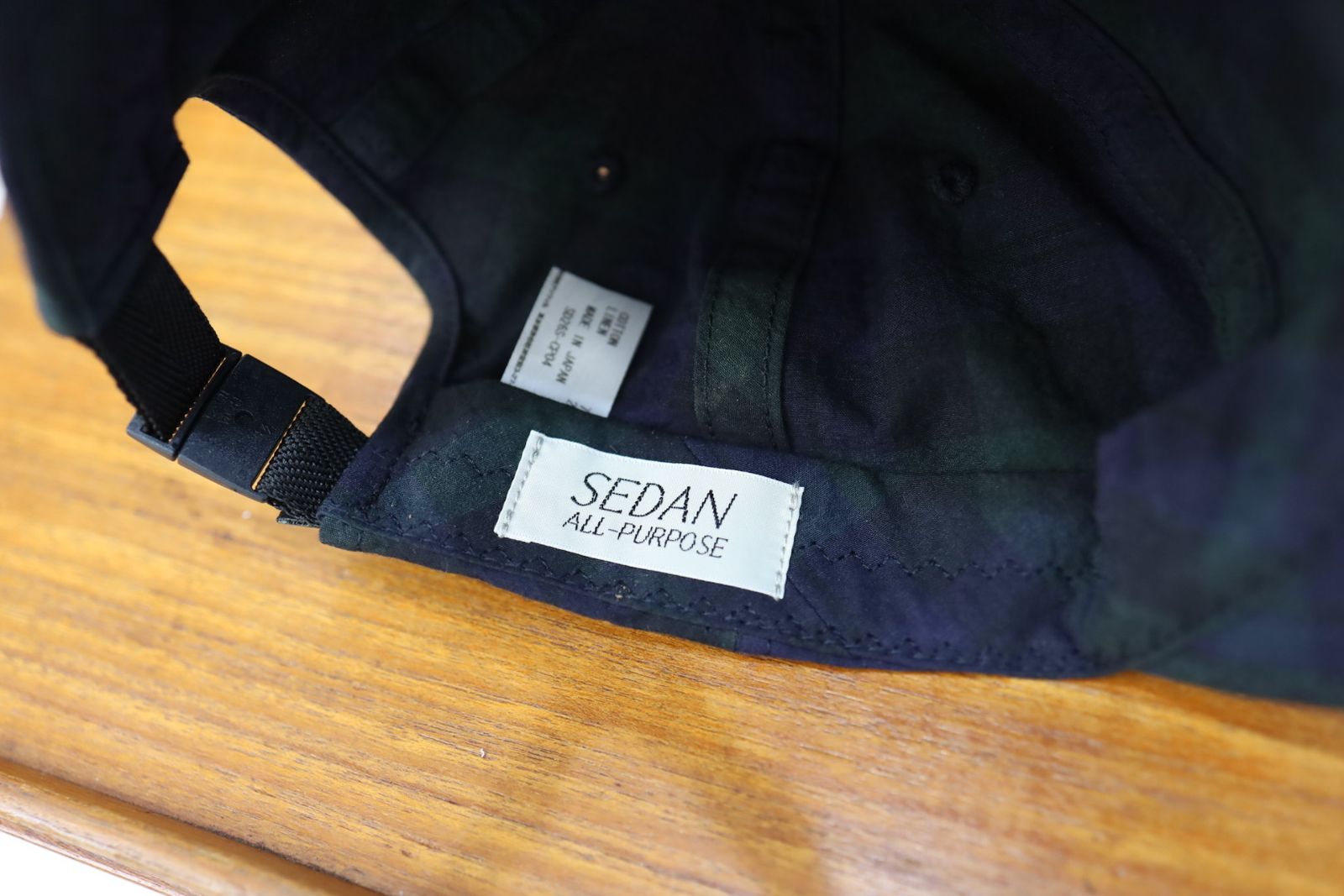 セダンオールパーパス SS26 Classic Logo Cotton Linen Cap(SD26S-CP04)Blackwatch☆3月20日(金)発売！