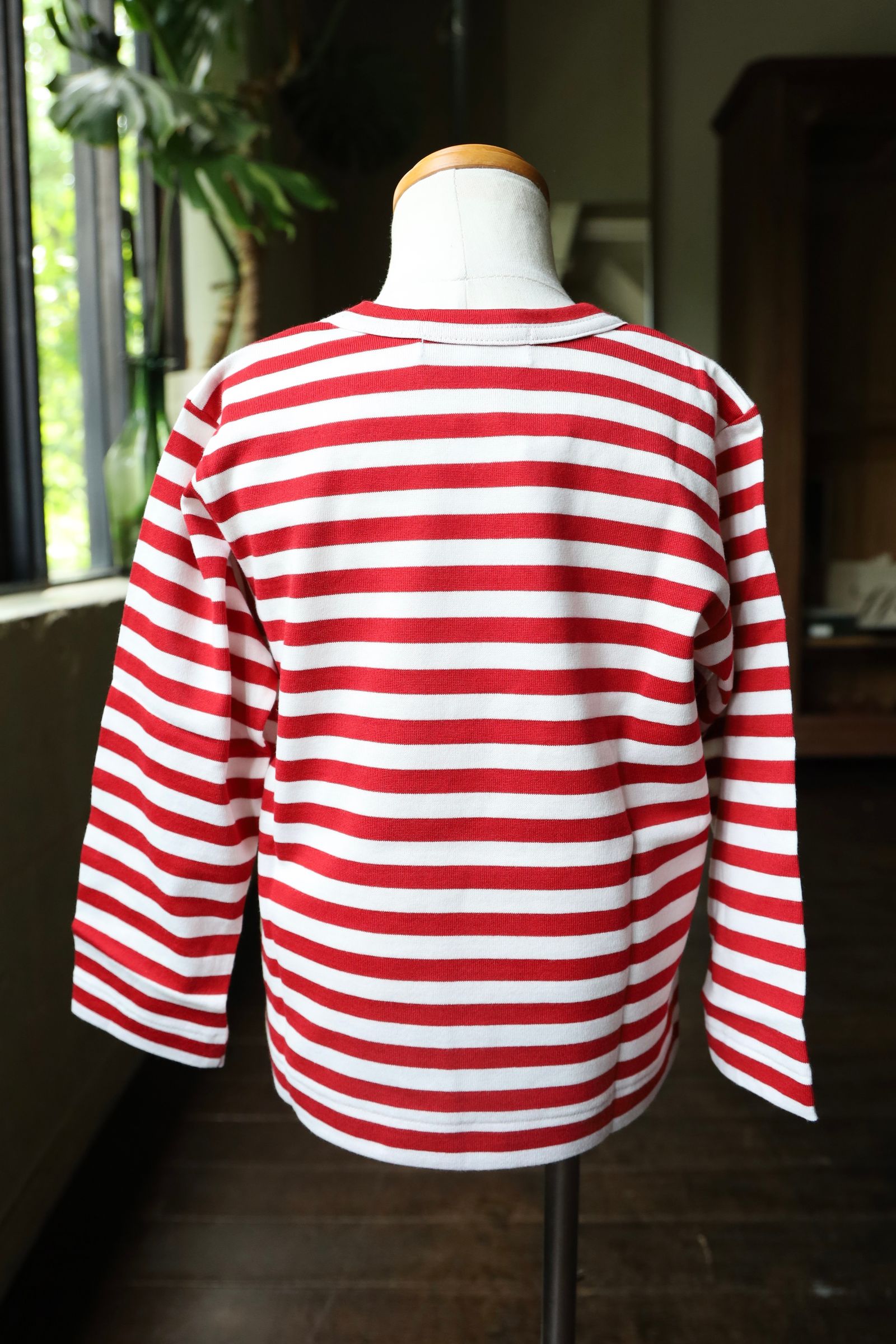 PLAY STRIPED Tシャツ キッズ(AX-T663-100) RED*KIDSサイズ