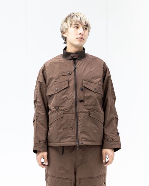 DAIWA PIER39(ダイワピア39) TECH MIL MECHANICS JACKET(BJ-20026)BROWN GRAY☆2月21日(土)発売！