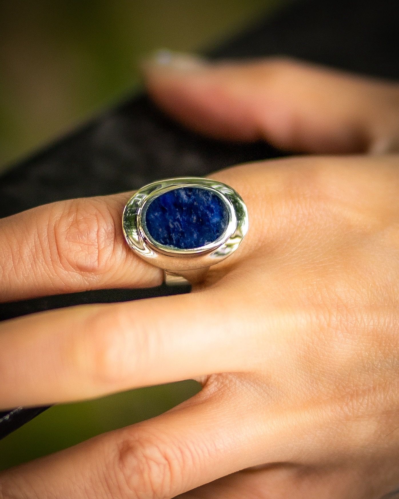 XOLO JEWELRY ショロジュエリー / Amulet Ring with Sodalite (XOR092)SILVER925☆新作発売！