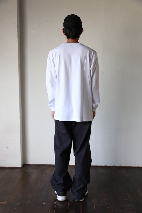 Graphpaper L/S Pocket Tee"WHITE"Style.2020.8.28.