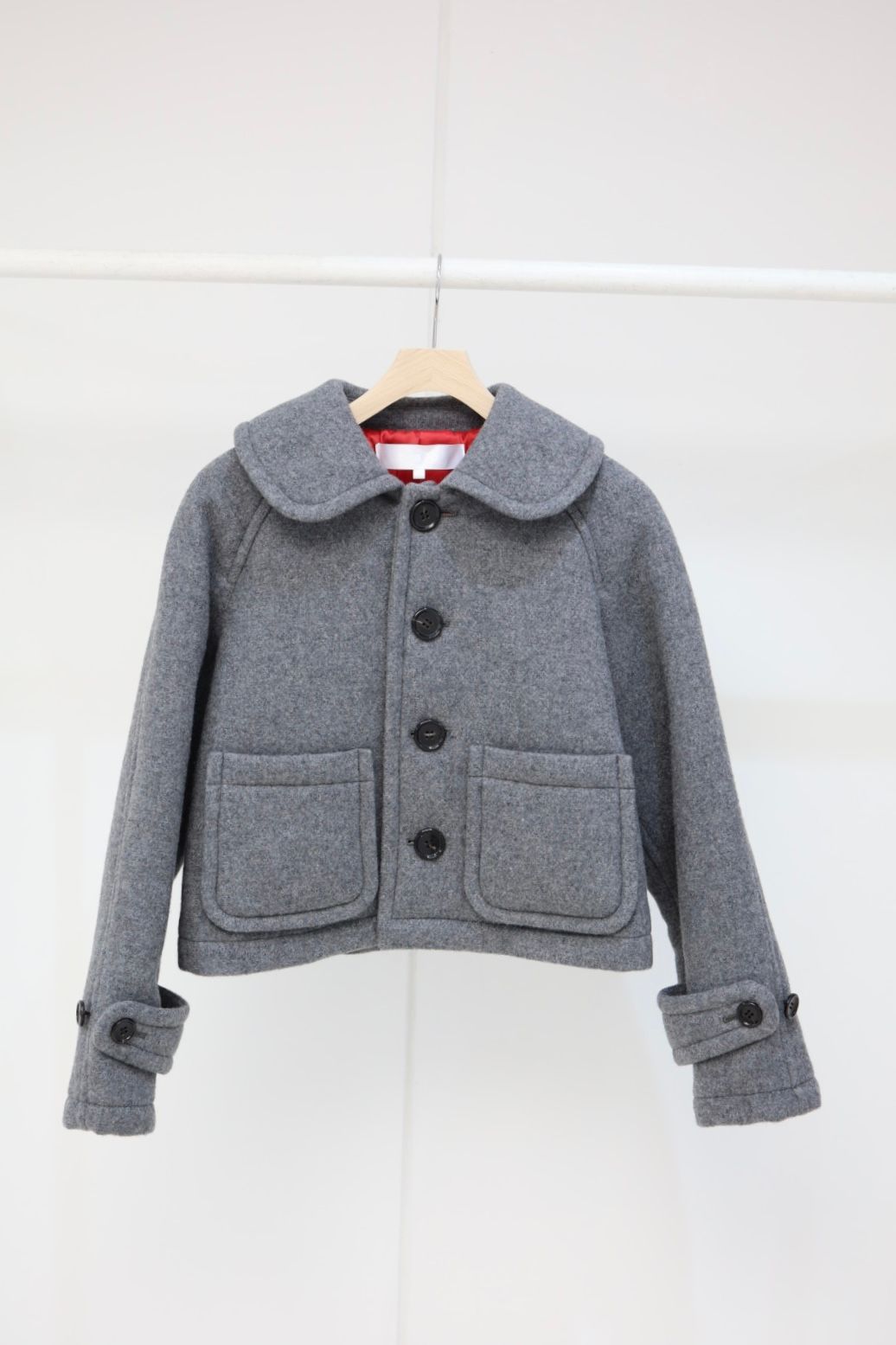 tao 26FW ウールエステルフラノ先染ジャケット(TR-J007-051-2)TOP GRAY☆10月16日(金)発売！