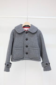 tao 26FW ウールエステルフラノ先染ジャケット(TR-J007-051-2)TOP GRAY☆10月16日(金)発売！