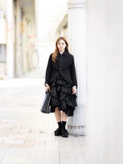 tao 26FW 綿天竺×綿クロスカーディガンstyle.2026.8.6