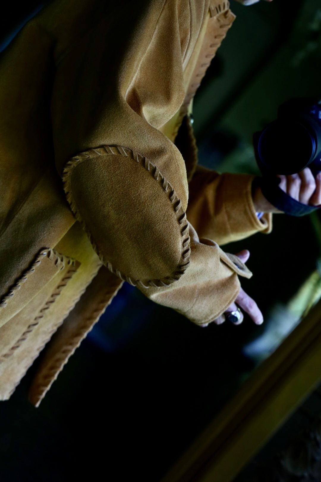 BOW WOW WOVEN SUEDE COVERALLスタイル