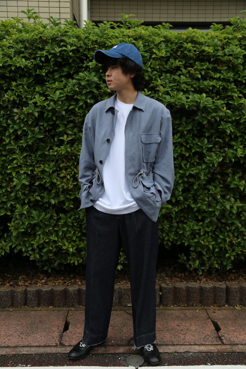 YOKE LOOSE SAFARI JACKET(YK21SS0202J) style. 2021.05.17.