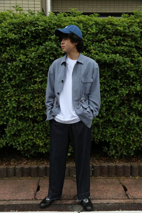 YOKE LOOSE SAFARI JACKET(YK21SS0202J) style. 2021.05.17.