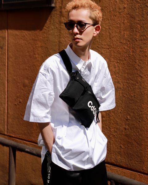 COMME des GARCONS HOMME コムデギャルソンオム23SS 綿オックスS/Sシャツ スタイル