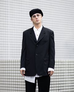 Yohji Yamamoto ラベル切り替えジャケット(HW-J36-100)BLACK