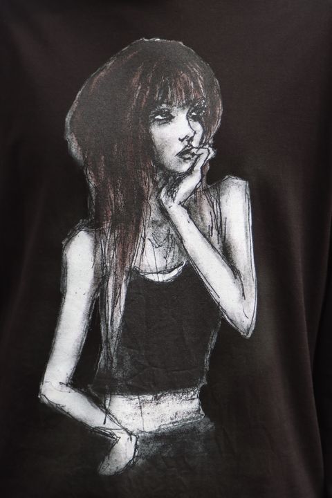 yohji yamamoto MAHABARA PLAIN STITCH WOMAN PRINT LONG SLEEVES style.2022.1.30 ※2月2日発売