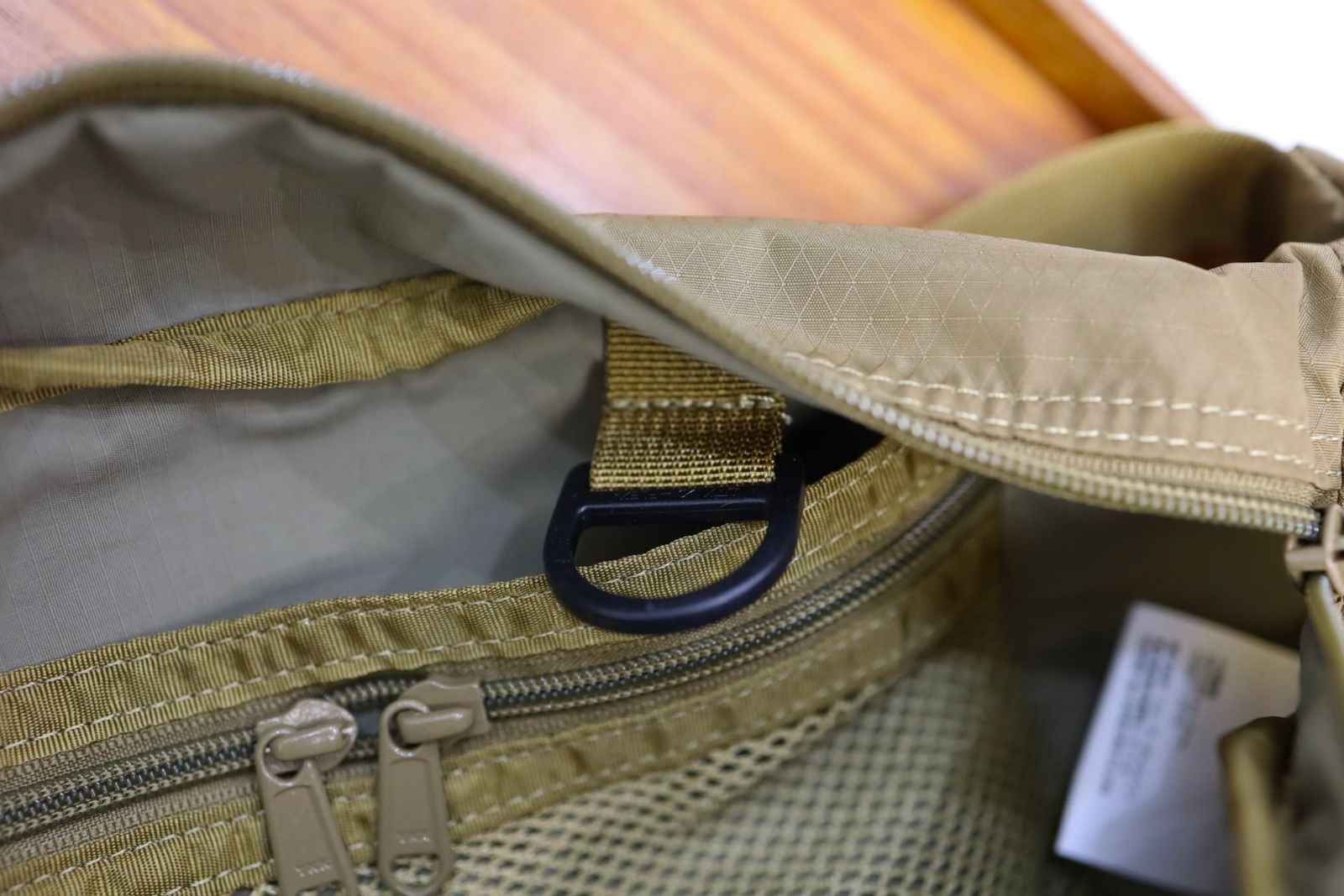 コムデギャルソンオム26SS BRIEFINGコラボ ナイロンウエストポーチ(HQ-K203-051-2)BEIGE★4月3日(金)発売！