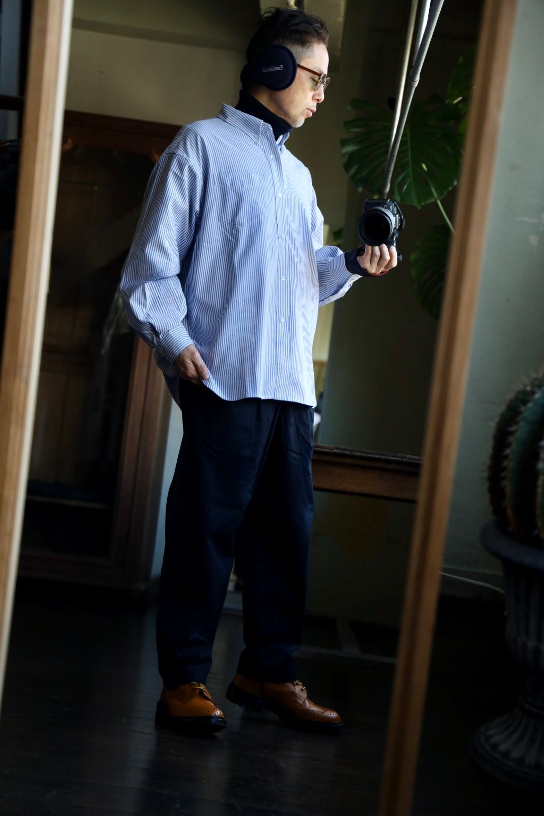 FreshService - フレッシュサービス DRY OXFORD CORPORATE L/S